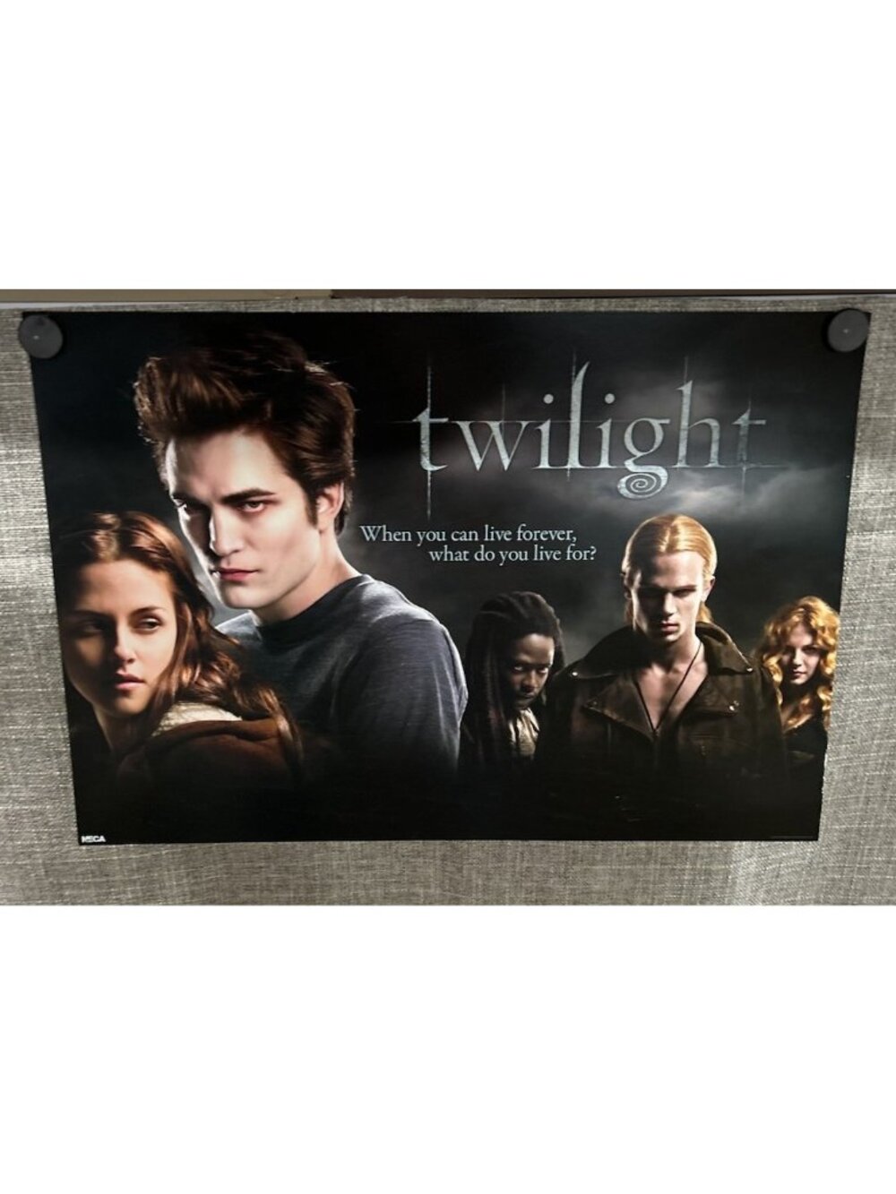 NECA Twilight Movie Poster 2008 Bella Edward Cullen Nomads Cast 19x13